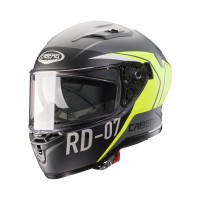 Casque Caberg Gladio Sonic Mat Gris Noir Jaune