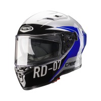 Casco Caberg Gladio Sonic plateado negro azul