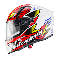 Casco Caberg Avalon Giga Bianco Rosso Giallo