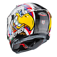 Casco Caberg Avalon Hawk blanco negro azul - 4