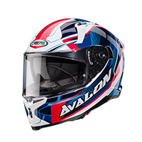 Caberg Avalon X Optic Helmet Blue Red