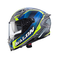 Casco Caberg Avalon X Optic azul amarillo