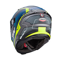 Caberg Avalon X Optic Helmet Blue Yellow - 3