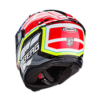 Casco Caberg Avalon X Track amarillo rojo azul - 3