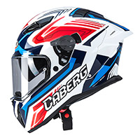 Casco Caberg Drift Evo 2 Jarama Bianco Rosso Blu - img 2