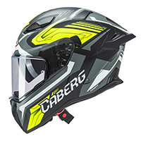 Casco Caberg Drift Evo 2 Jarama Nero Grigio Giallo - img 2