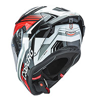 Caberg Drift Evo 2 Jarama ヘルメット ブラック レッド ホワイト - 3