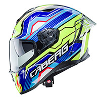 Casco Caberg Drift Evo LB29 amarillo fluo azul