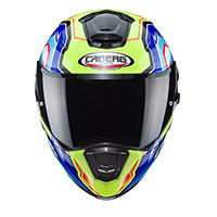 Caberg Drift Evo Lb29 Helmet Yellow Fluo Blue - 3