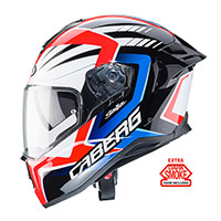 Caberg Drift Evo MR55 Helm weiß rot blau - 2