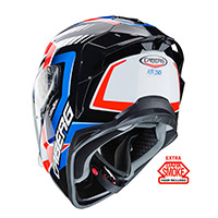 Caberg Drift Evo Mr55 Helmet White Red Blue - 3