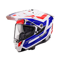 Casque Caberg Tanami Ranger blanc rouge bleu