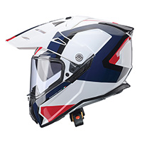 Casco Caberg Tanami Scram Bianco Rosso Blu - img 2