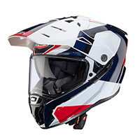 Casco Caberg Tanami Scram Bianco Rosso Blu