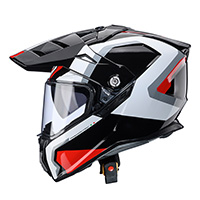 Casco Caberg Tanami Scram Nero Rosso Bianco - img 2