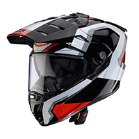 Casco Caberg Tanami Scram Nero Rosso Bianco