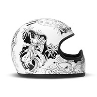 Casque Dmd Racer Aequilibrium blanc