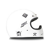 Dmd Racer Flash Helmet White