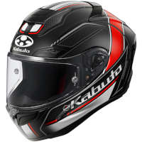 Kabuto Full Face Helmet F17 GP Forte red