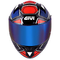 Givi 50.6 Sport Deep Helmet Blue Red - 5