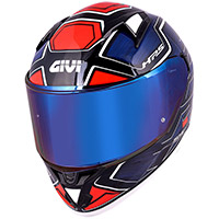 Casco Givi 50.6 Sport Deep blu rosso