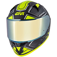 Givi 50.6 スポーツディープヘルメットチタンイエロー