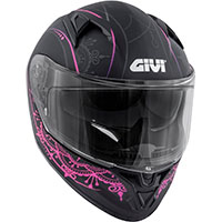 Casque Givi 50.6 Stoccarda Mendhi noir rose