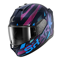 Casco Shark D-Skwal 3 Dashed Mat viola blu