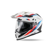 Ufo Cosmos Helmet White Blue Red