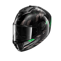 Casque Shark Spartan RS Skilful noir vert
