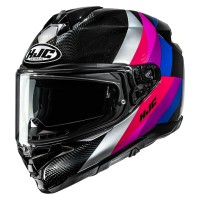 Casco Hjc F72 Racero viola blu