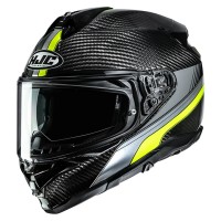 Casco Hjc F72 Carbon Eos giallo