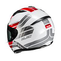 Hjc C10 Hiper Helmet White Red - 3