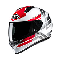 Hjc C10 Hiper Helmet White Red