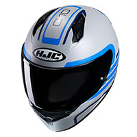 Hjc C10 Lito Helmet Blue Grey - 2