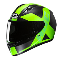 Hjc C10 Tez Helmet Green Fluo