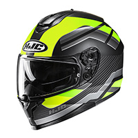 Casco Hjc C70N Belis azul rojo