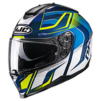 HJCC70ランティックヘルメットブルーイエロー