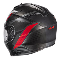 HJC C70 Silon Helm schwarz rot - 2