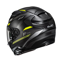 Hjc F71 Carbon Esira Helmet Yellow Matt - 3