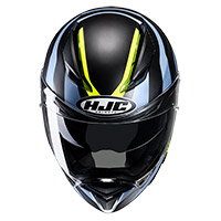 Casque HJC F70 Galla bleu jaune - 2