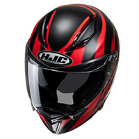 Casco Hjc F70 Galla Nero Rosso - 2