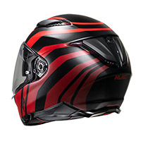 Casco Hjc F70 Galla Nero Rosso - 3