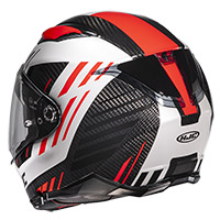 HJC F70 Carbon Kesta rojo - 3