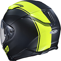 Casco HJC F70 Mago negro amarillo