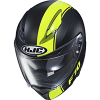 Hjc F70 Mago Helmet Black Yellow - 3