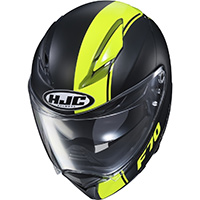 Casco HJC F70 Mago negro amarillo - 3