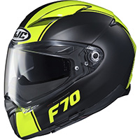 Hjc F70 Mago Helmet Black Yellow