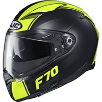 Hjc F70 Mago Helmet Black Yellow