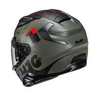 Hjc F71 Faco Helmet Green Matt - 3
